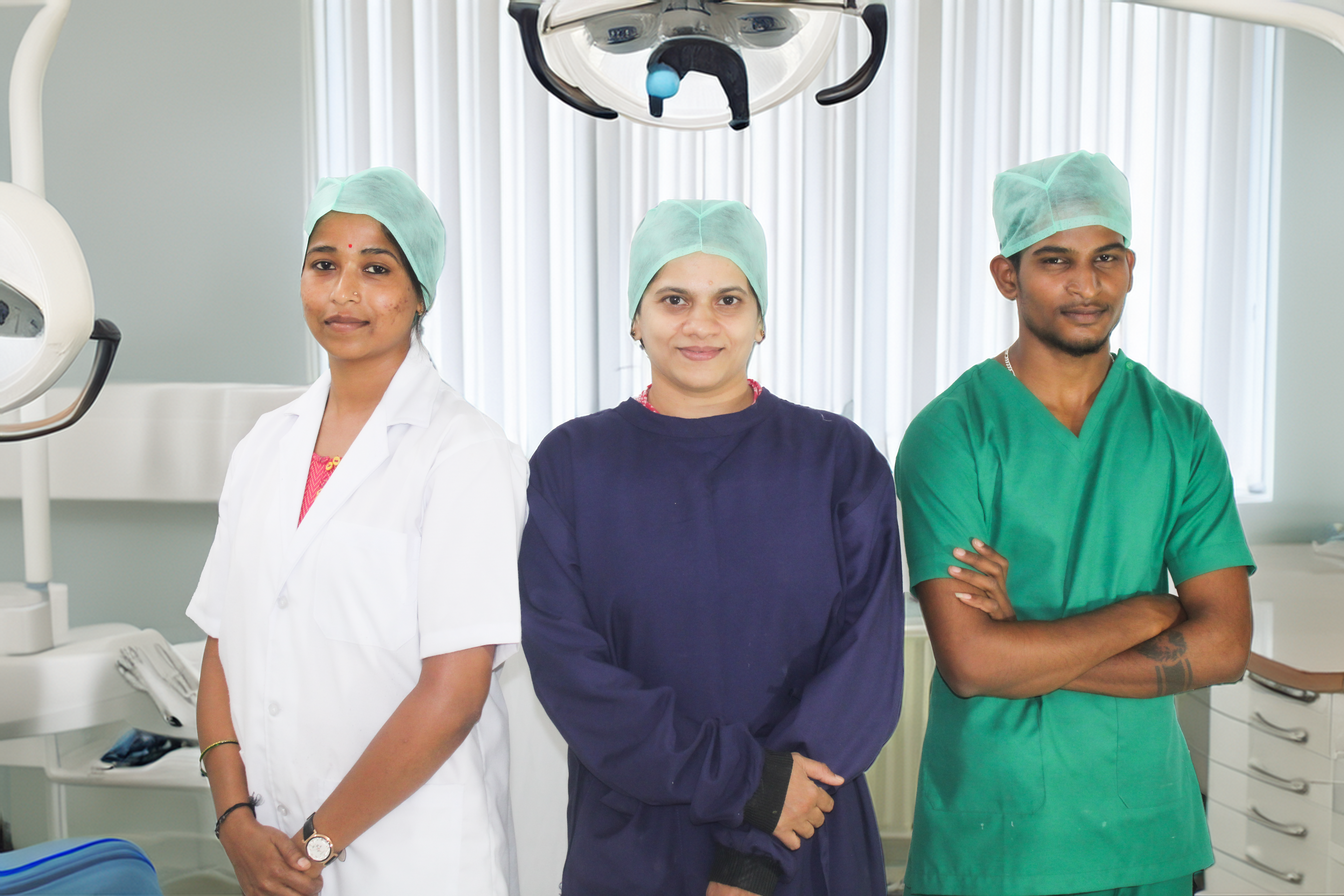 Happy patient at Dr. Vamsi Dental
